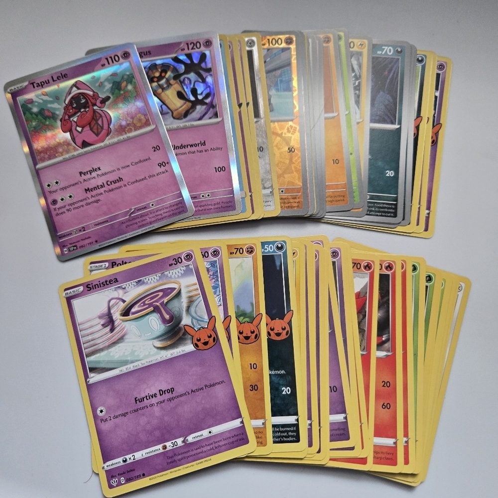 50x Pokemon Cards Lot